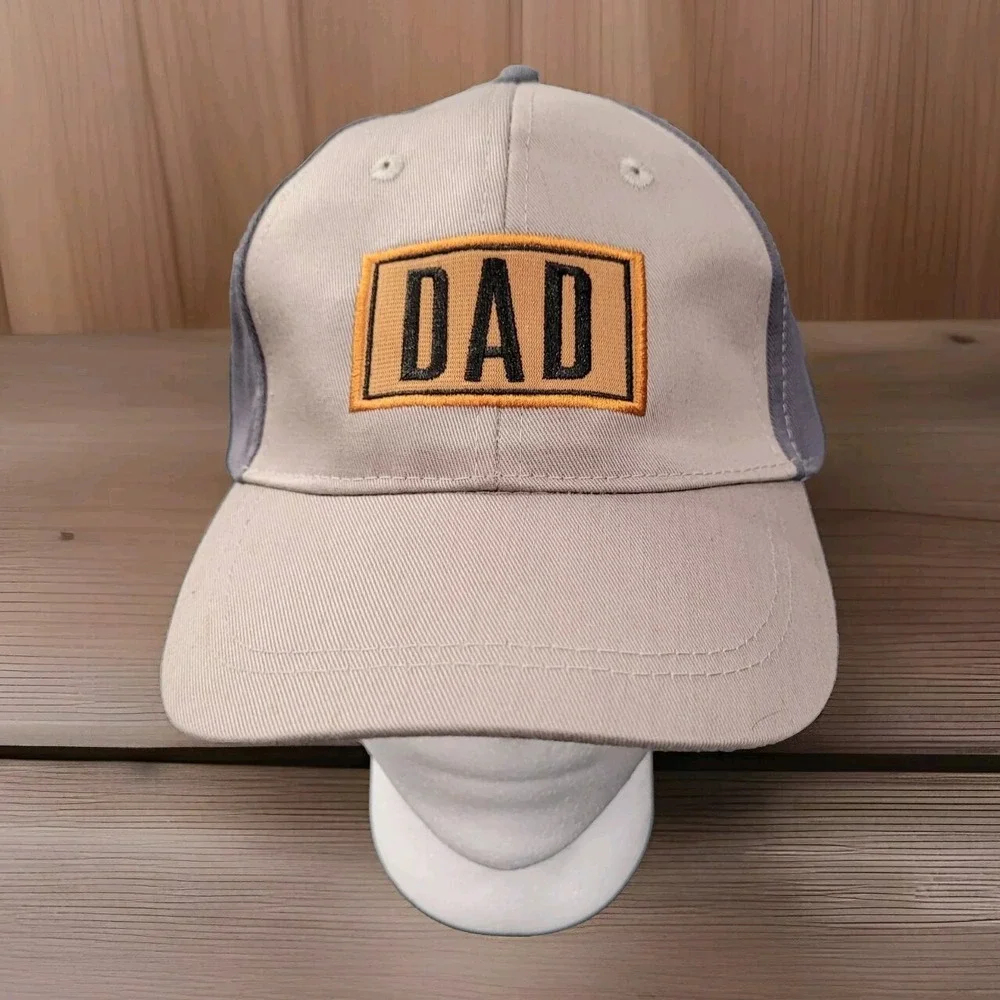 Dad‎ Baseball Cap Hat Snap Back OS Gray Father's Day